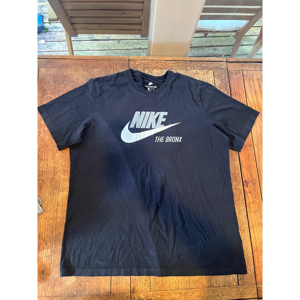 Nike The Bronx Men's black cotton short sleeve T-Shirt Streetwear NYC